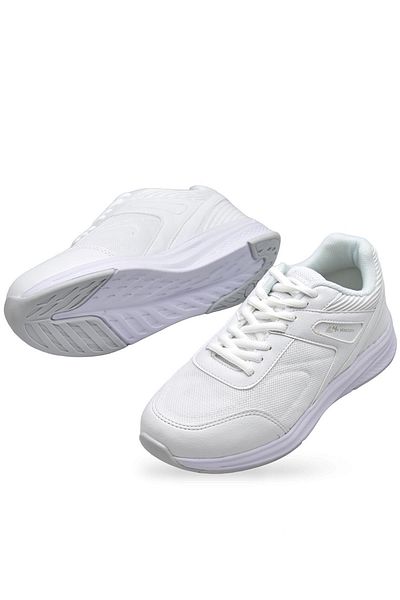 M.P. 1543 Πλήρης Ορθοπεδική Σόλα Καθημερινά Unisex Αθλητικά Παπούτσια Ασπρόμαυρα Αθλητικά Παπούτσια