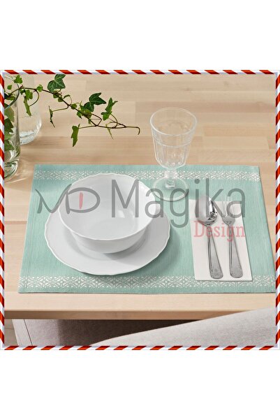 Magika Design MD Gokvalla Serviciul American - Runner albastru deschis, 35x45 cm