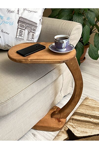 handwood C Sehpa El Yapımı % 100 Ahşap  Koltuk Sehpası Yan Sehpa Zigon Sehpa Servis Sehpası % 100 El İşçiliği