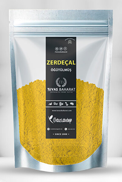 TUVAS BAHARAT Öğütülmüş Zerdeçal 100% Doğal & Katkısız 70gr | Toz Zerdeçal Ba...