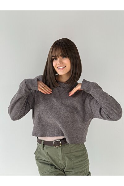 Fenomen Peruk Luxury Kumral Bob Peruk Model