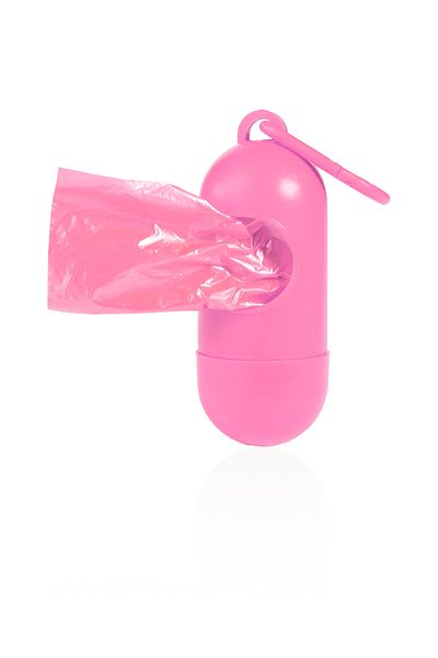 BAMM BAMM Pink Dirty Diaper and Garbage Bag - 2 Rolls (30 Bags) Carry Bag
