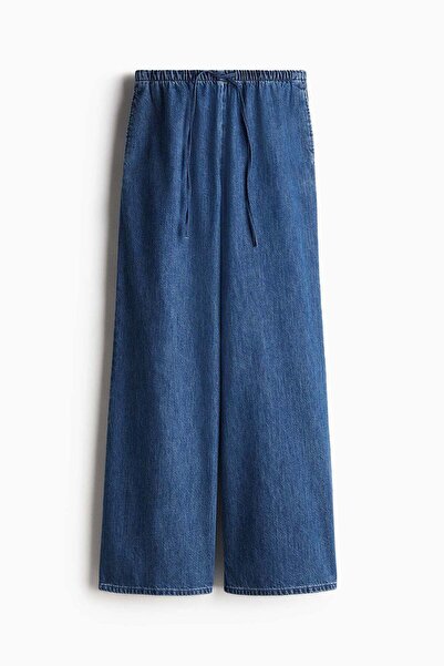 H&M Feather Soft Denim drawstring trousers