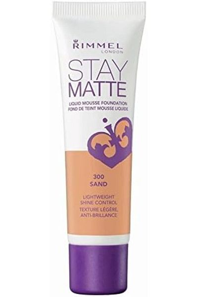 Rimmel Rimmel Stay Matte Foundation No. 300 Sand, Brown, Oily Skin Type