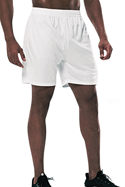 AY10 FUTBOLCU ŞORTU ANTRENMAN ŞORTU BEYAZ