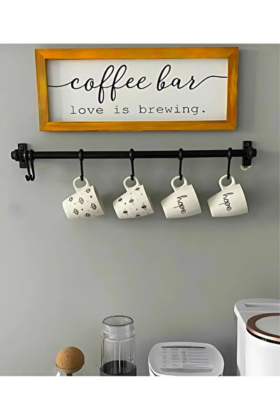 Wooden Factory Coffee Bar Kahve Köşesi ve Duvar Askılığı