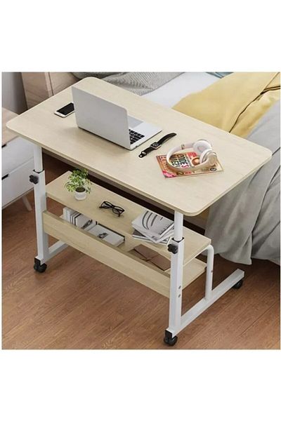 1st Adjustable Height Portable Laptop Desk (40*80cm) - Beige