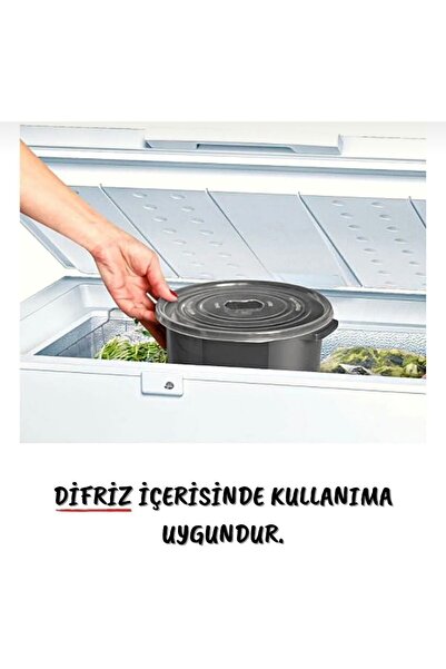 Palica Set of 12 Round Storage Containers - Can Be Used in Microwave and Freezer