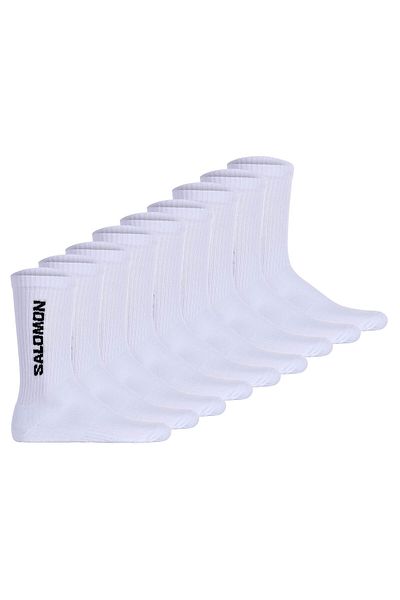 Salomon Unisex Socken, 9er Pack - EVERYDAY CREW, Frottee, Stütz-Zone, Logo