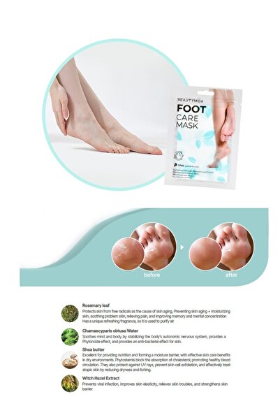 BEAUTYMOA Ayak Bakım Maskesi - Foot Care Mask