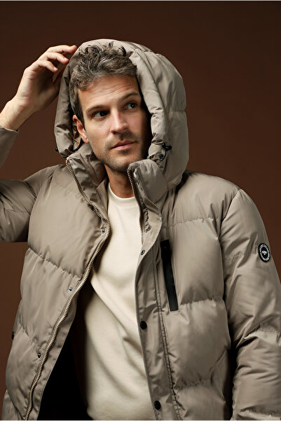 Kiğılı Kapüşonlu Spor Şişme Mont