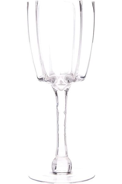 AKDC Stem Glass Vase L(12CM) XW(12CM) XH(30CM) Clear