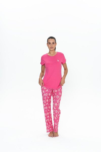 U.S. Polo Assn. Women's Fuchsia Pajama Set