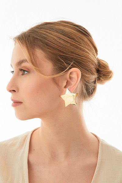 Fulla Moda Big Star Earrings