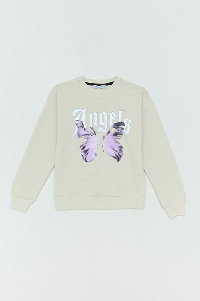 Fulla Moda Φούτερ για κορίτσια με στάμπα Angel And Butterfly