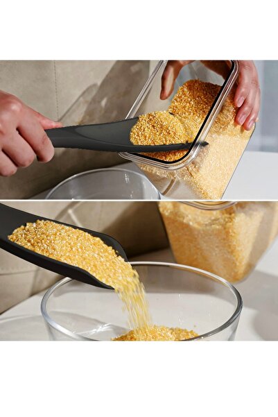 Yenigeldi 1Pc Silicone Spoon (2 in 1) Spatula Nonstick