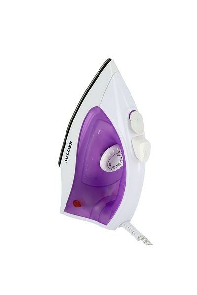 KRYPTON Non-Stick Soleplate Iron | Self Clean Function & Variable Steam Control 1200W KNSI6071 White/Purple