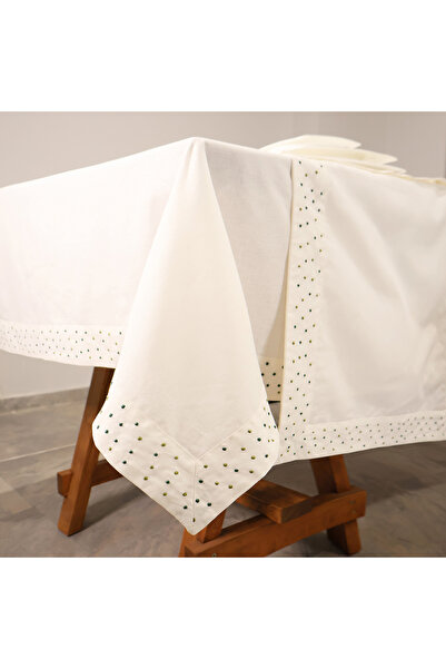 Home Harmony مفرش طاولة سبوت كتان 1 قطعة 150×155 سم