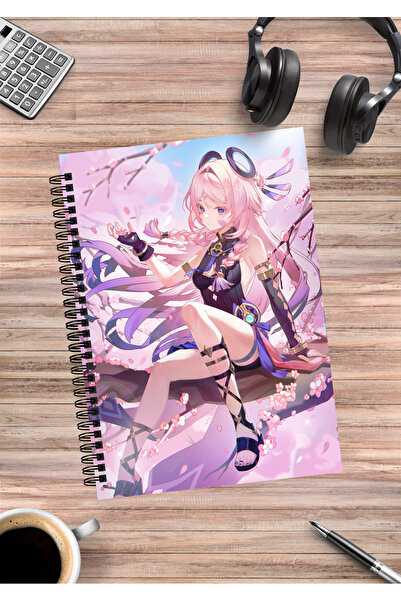 mertfigur Caiet cu spirală Genshin Citlali Anime A5 (50 coli)