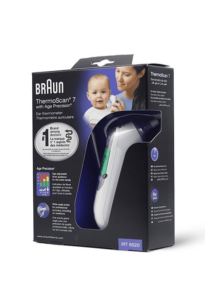 Braun Braun ThermoScan 7 Digital Ear Thermometer with Age IRT6520ThermometerBraun