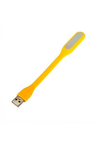 Generic LEDUnbrand Mini Flexible USB LED Night Reading Lamp Yellow