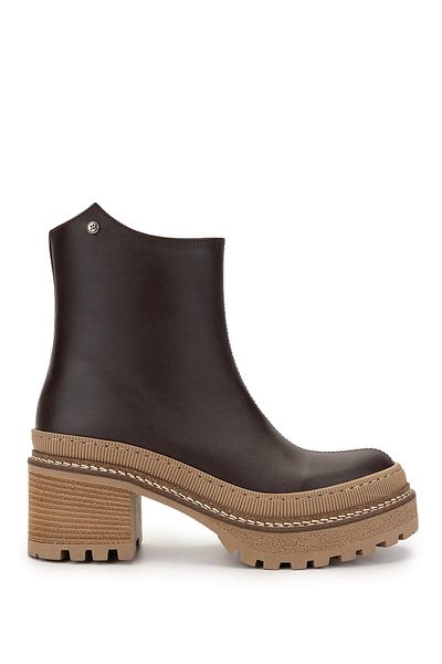 Tamer Tanca Women's Genuine Leather Brown Casual Boots