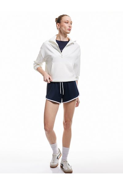 Koton Regular Waist Lace up Comfortable Cut Mini Shorts