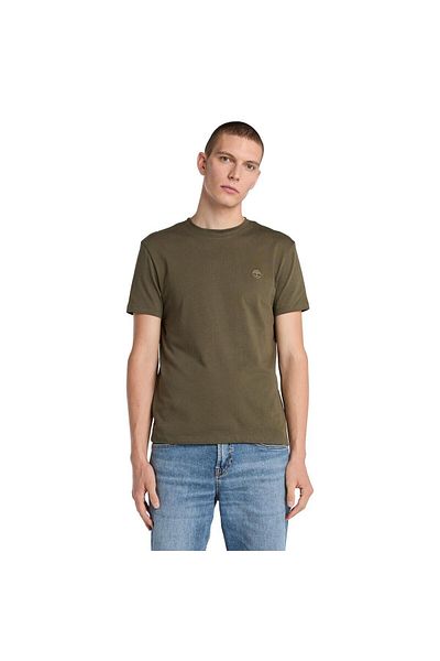 Timberland Dunstan River Short Sleeve Tee Leaf Green-Cassel Earth Tb0A2Bprar51