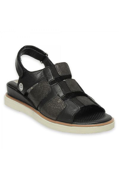 Mammamia D25Ys-5040Z Daily Black Women's Sandals