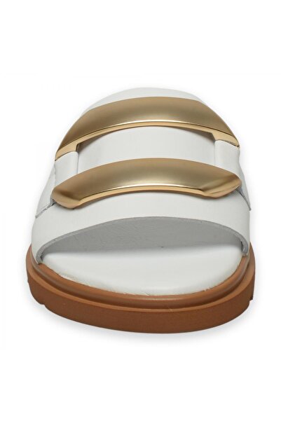 Mammamia D25Yt-1375Z Daily White Women's Slippers