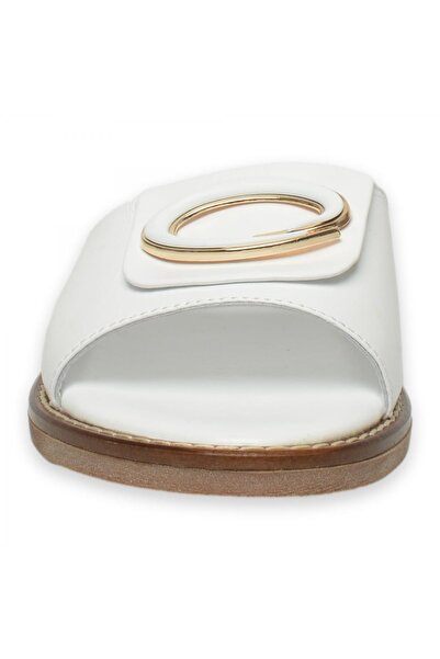 Mammamia D25Yt-1370Z Daily White Women's Slippers