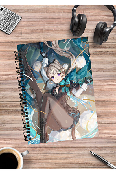 mertfigur Caiet cu spirală Genshin Lynette Anime A5 (50 coli)