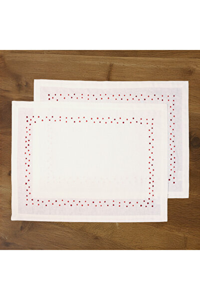 Home Harmony Spots Linen Placemat 2 Pieces 35X50Cm