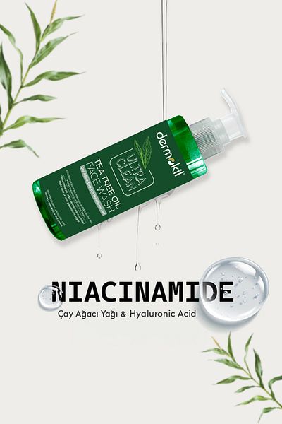 Dermokil Tea Tree Oil Facial Cleansing Gel 300 Ml