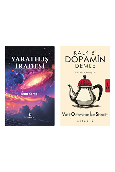 İskenderiye Kitap Yaratılış İradesi - Kalk Bi Dopamin Demle 2 Kitap Set
