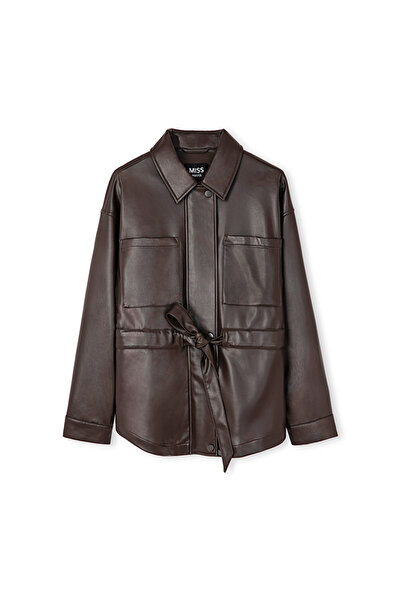 MISS IPEKYOL Women's Brown Jacket - Iw 6240005038