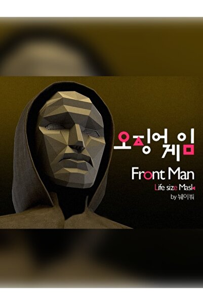 Owl Global Squid Game Front Man Yönetici Maskesi, Hallowen, Cadılar Bayramı, Kostüm partisi