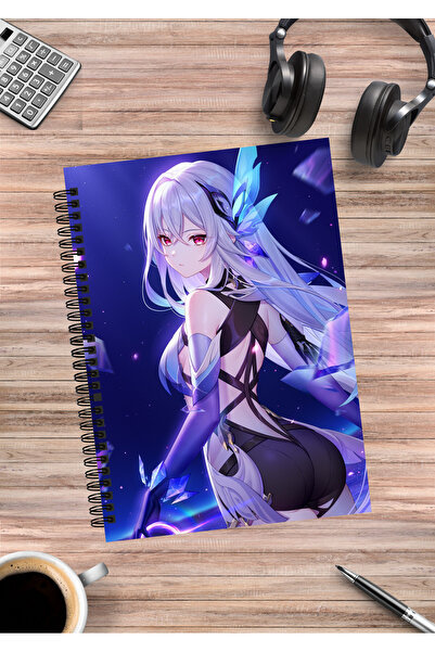 mertfigur Caiet spiralat Genshin Skirk Anime A5 (50 coli)