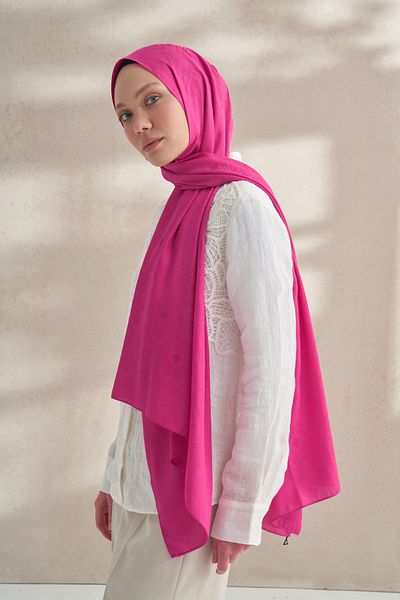 ARMANDA Crepe Jacquard Crystal Pattern Shawl