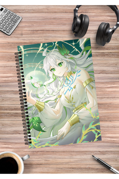 mertfigur Genshin Rukkhadevata Anime Spiral Notebook A5 (50 Sheets)