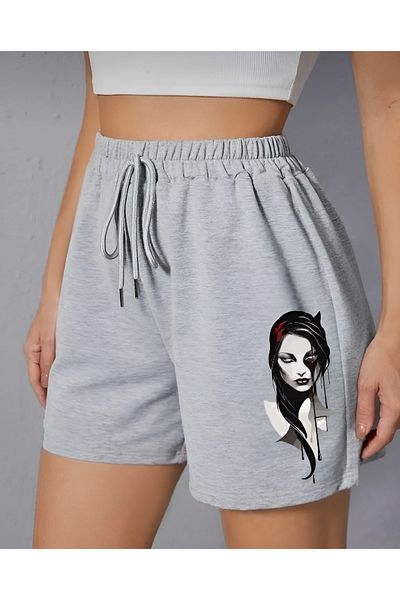 belean Ανδρικό μαύρο σορτς Lycra Stretchy Single Jersey Βαμβακερό ύφασμα