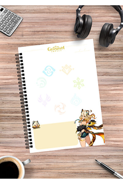 mertfigur Genshin Xilonen Anime Spiral Notebook A5 (50 Sheets)