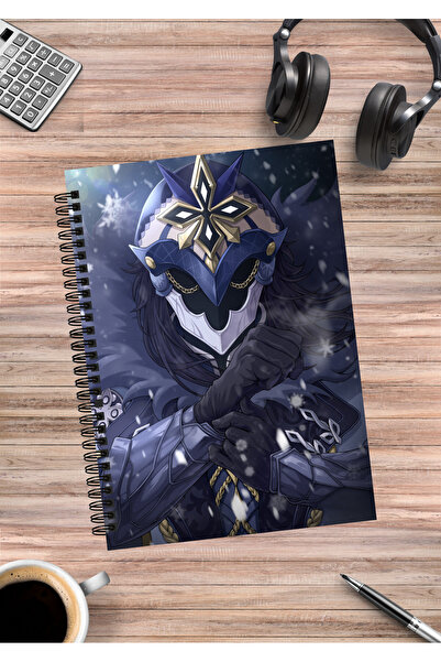 mertfigur Caiet cu spirală Genshin Capitona Anime A5 (50 coli)