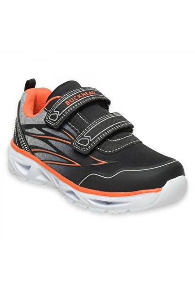 BUCKHEAD Buck3026 Maxim Lighted Daily Black Boys' Sports Shoes