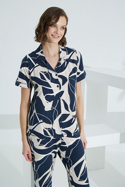 Etoile Bamboo Short Sleeve Summer Women's Pajamas Set 73377