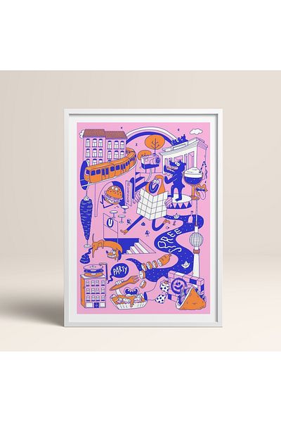 HOMEPACK Pictură cu un singur cadru din lemn Pictură poster dintr-o bucată TK/825