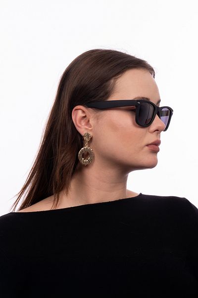 GlimmerGroove Wayfarer Curved Unisex Sunglasses