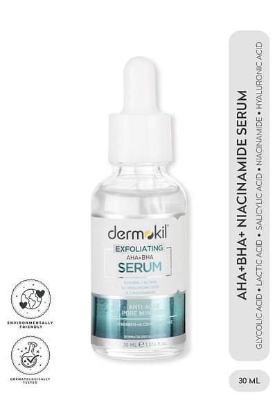 Dermokil Exfoliating Aha Bha Niacinamide Serum 30 ml