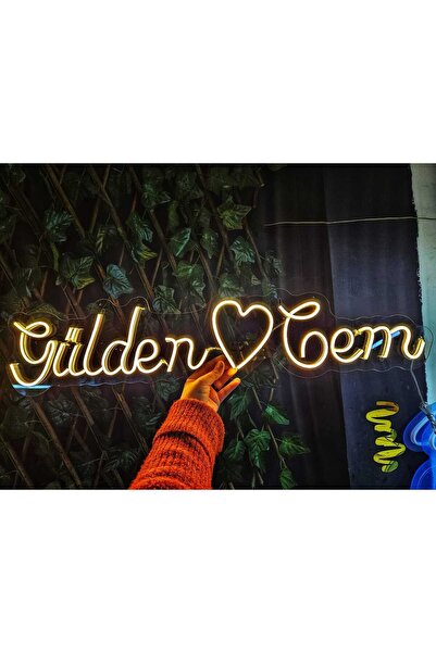 En Güzel Günde Kişiye Özel Isim Neon Led Işıklı Duvar Dekarasyon 32*95 Cm -İS...