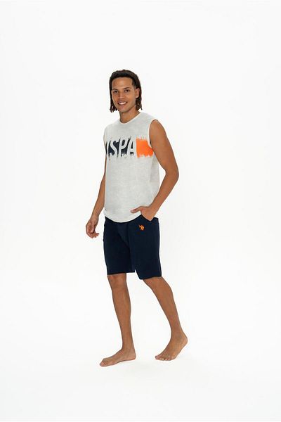 U.S. Polo Assn. Ανδρικό Σετ Σορτς Snow Melange